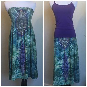 Bandeau Rhinestone Dress/Skirt